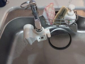 茨城キッチン取付け隊　タカギ浄水栓の工事　施工前